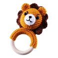 thumbnail image 4 of Cartoon Knitting, Hand Crochet Weaving, Ringing Bell, Wooden Ring, the Bell Inside Can Make A Sound D, 4 of 4