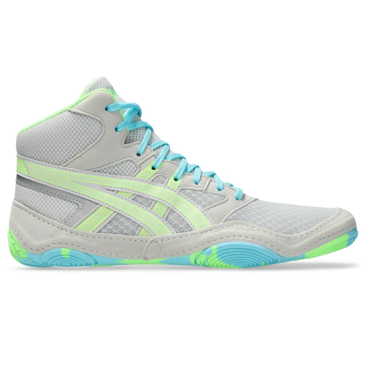 ASICS Chaussures de Lutte Snapdown 4 pour Hommes 10 Gris Glacier/lime Burst