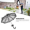 thumbnail image 3 of Wedding Umbrella,Lace Umbrella,Wedding Bride Umbrella Unique Foldable Lace Fabric Parasol Umbrella Performance Props, 3 of 8
