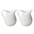 thumbnail image 1 of 2pcs Miniature Porcelain Sauce Jug Mini White Milk Jug Mini Kitchen Accessories, 1 of 8