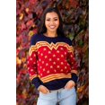 thumbnail image 5 of Wonder Woman Dark Blue Ugly Christmas Sweater, 5 of 5