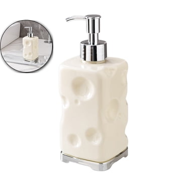 Dvruxg Refillable Hand Sanitizer Dispenser Bottle – Plastic Soap Dispenser for Bathroom, Kitchen & Office – Reusable Liquid Soap Bottle with Pump