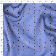 thumbnail image 4 of Soimoi Blue polyester Crepe Fabric Inspiration Quote Text Printed Craft Fabric by the Yard 42 Inch Wide, 4 of 5