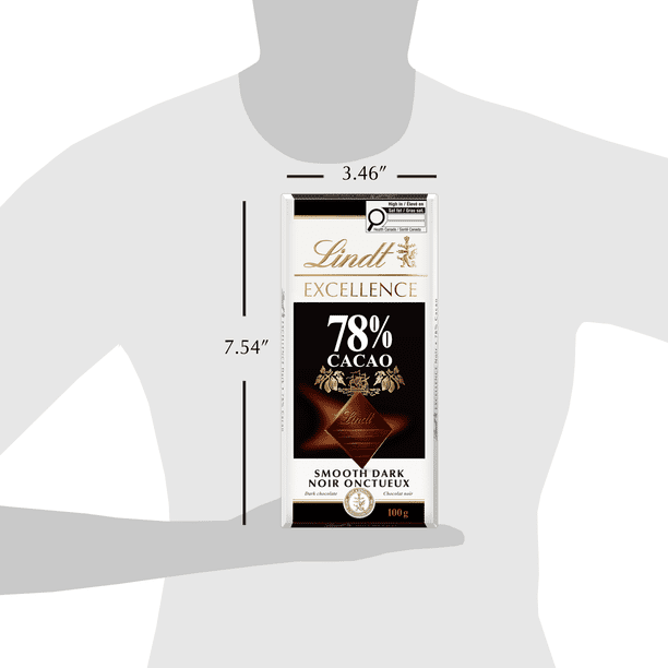 Lindt EXCELLENCE 78% Cacao Dark Chocolate Bar, 100g - Walmart.ca