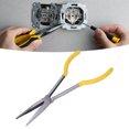 thumbnail image 1 of Long Reach Plier, 45# Steel Long Needle Nose , 28cm / 11in Length Cable Wire Cutter, Long Needle Nose  Sets For Repairing, 1 of 8
