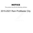 thumbnail image 2 of Transit Auto Front Rear Ceramic Brake Pads and Drum Shoes Kit for Car 2015-2021 Ram ProMaster City KCN-100766, 2 of 11