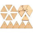 thumbnail image 1 of 200 Pcs Tranches de Triangle DIY avec Trou Pendentif Pièces en Bois Non Finies, 1 of 8