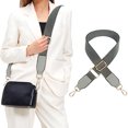 thumbnail image 1 of Baohd Sangle de Sac à Main Extensible et Résistante à l'Usure pour Sac à Bandoulière Sans Fil en Vrac Gris, 1 of 6