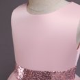 thumbnail image 5 of Liyamei Robe de Princesse Sans Manches à Volants Imprimée pour Filles Bébés et Tout-Petits Printemps Été, Décorations de Fête, 7-8 Ans, 5 of 5