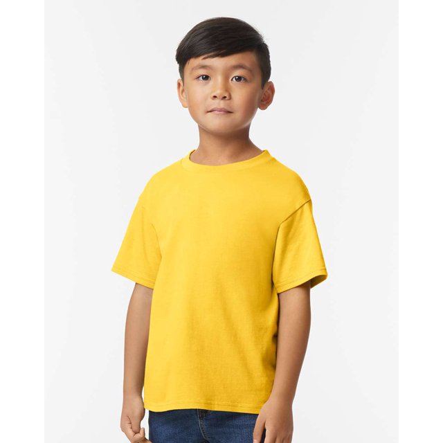 Gildan - T-Shirt Mi-Poids pour Jeunes Softstyle