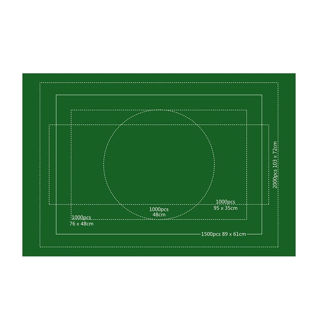 Lefu Tapis de Rangement pour Casse-Tête Rouleau Gardez Vos Casse-Têtes en Sécurité Capacité de 3000 Pcs