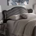 thumbnail image 4 of Baxton Studio Avery Modern and Contemporary Dark Grey Fabric Queen Size Headboard, 4 of 6