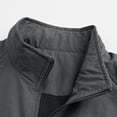 thumbnail image 3 of Tiweut Leisure Outdoor Jackets Men Long Sleeve Zip Up Lightweight Fall Solid Color Versatile Outdoor Clothes Grey,L, 3 of 7