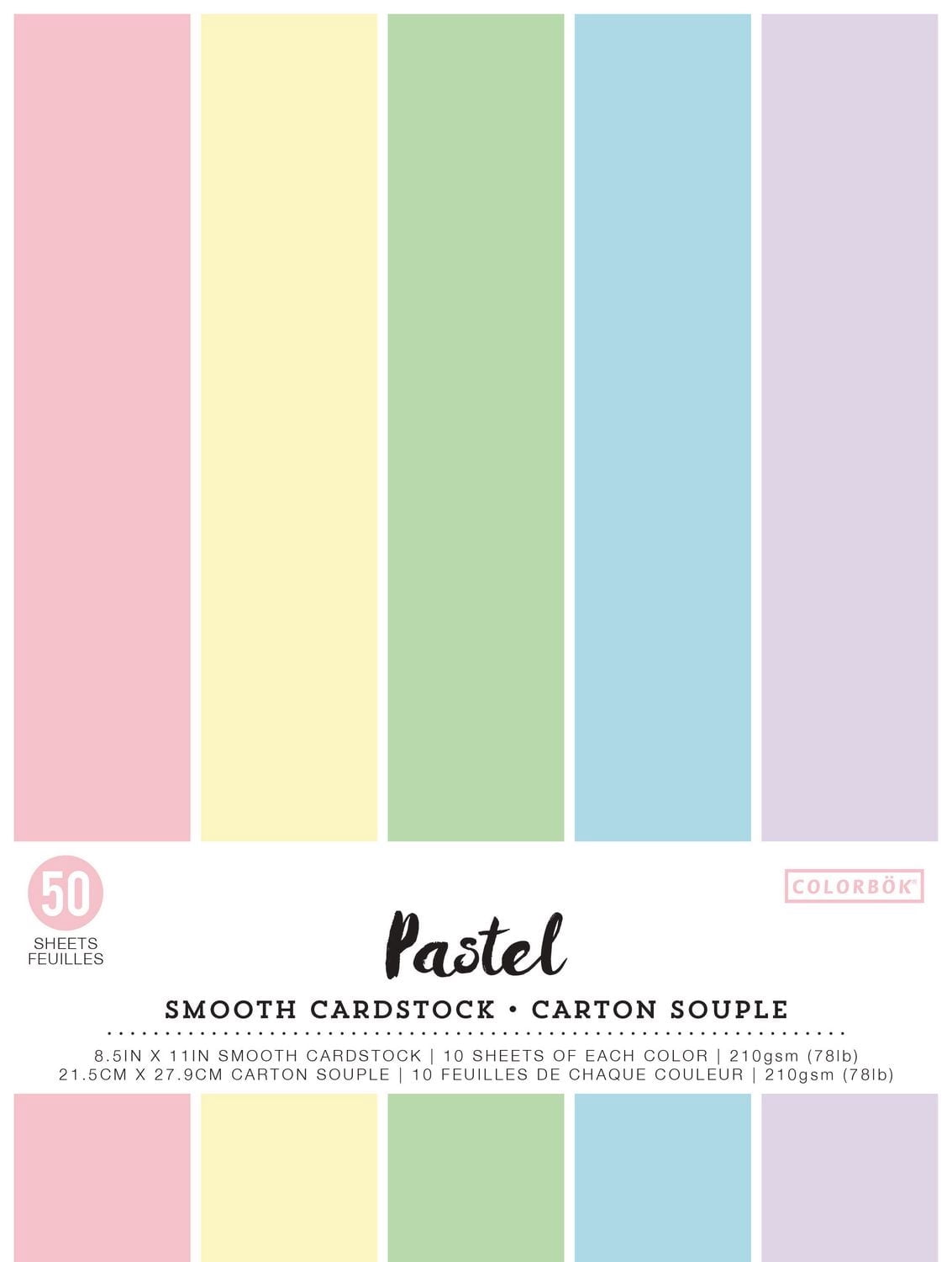 Colorbok Pastel Smooth Cardstock