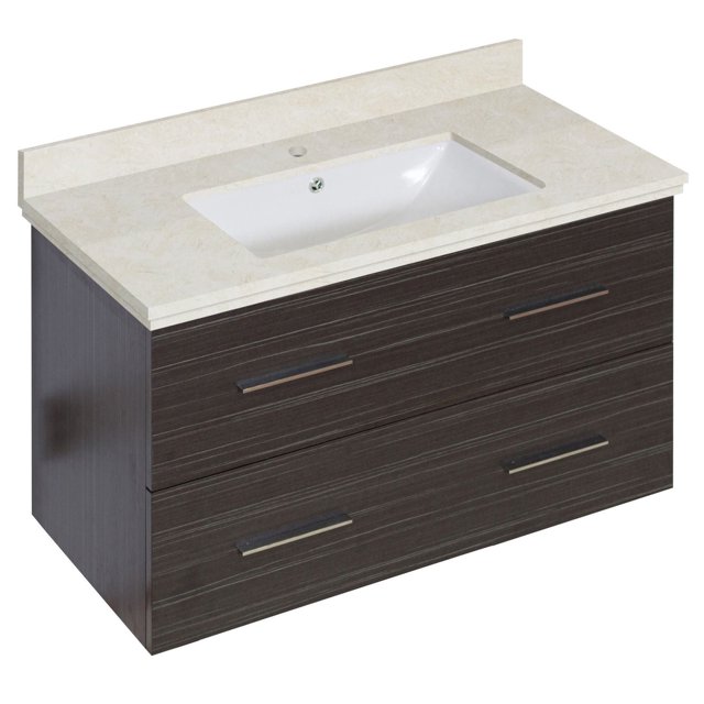Imaginations Américaines 36 po W Vanity Set Gris