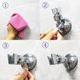 thumbnail image 2 of Support de Pomme de Douche à Ventouse, Support de Douche Réglable Ventouse de Bain avec Support de Douche Rotatif à 360 ° pour Douche à Main, Support de Douche à Main Amovible et Support d'Aspiration Mural, 2 of 5