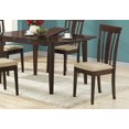 thumbnail image 1 of Monarch Specialties Inc Monarch Specialities Logan Brown Solid Wood  Side Chairs, 1 of 3