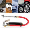 thumbnail image 1 of Tbest Tire Pressure Inflator,Handheld Car Air Tire Pressure Filler Fill Inflator Gauge Dual Chuck Air Compressor Hose Tool, Tire Air Inflator, 1 of 8