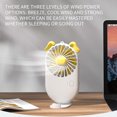 thumbnail image 4 of Boovnll Portable Fan, Adjustable 3 Speed USB Rechargeable Fans Lightweight Compact Handheld Fan for Outdoor, Travel, Camping, Vacation, Summer Gift, Mini Fan - Fan, 4 of 9