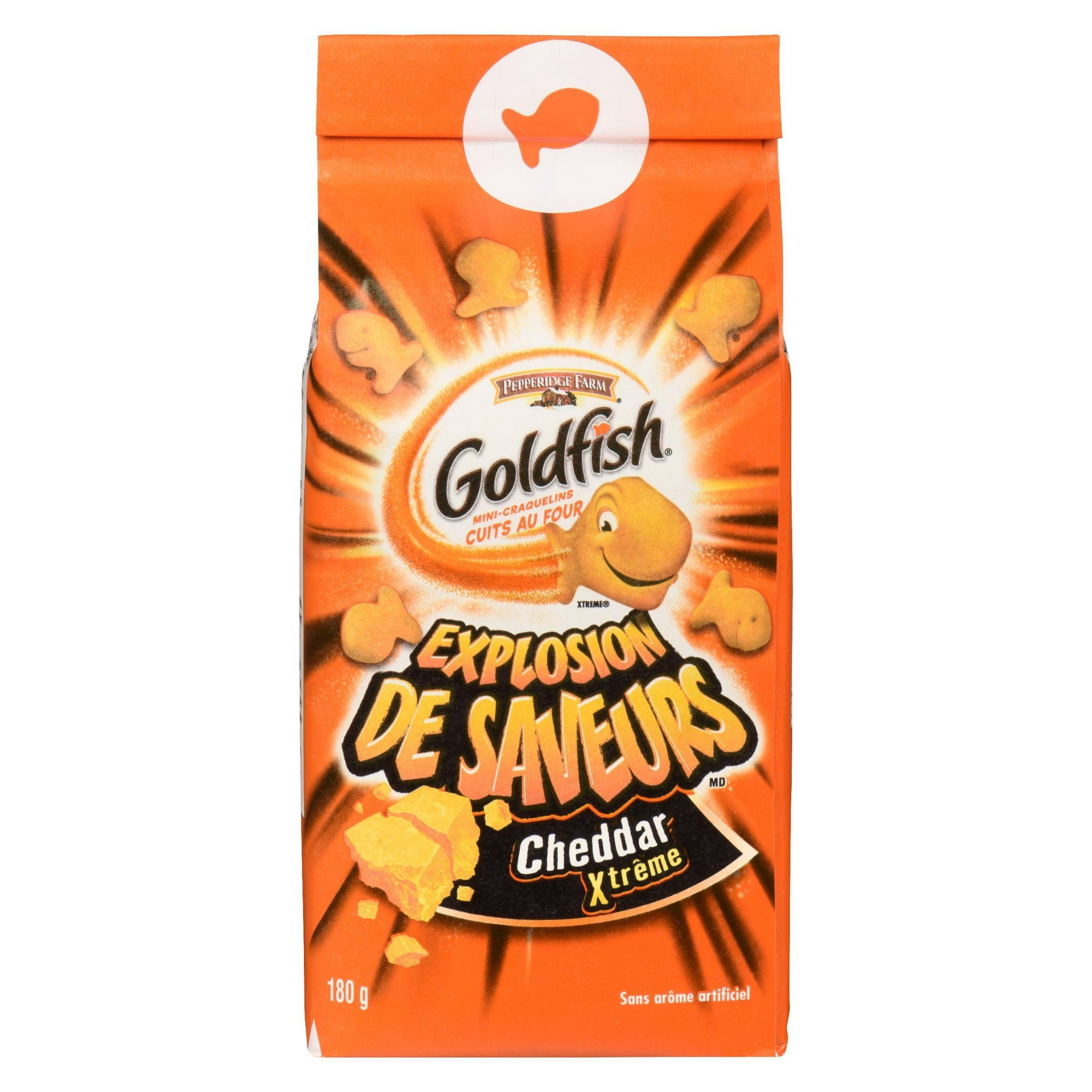 Goldfish® Flavour Blasted® Xtreme Cheddar Crackers,180g bag