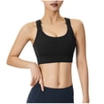 thumbnail image 1 of Timegard Plus Size Sports Bras for Women Wireless High Impact Bra Adjustable Strap Full Coverage Yoga Bra, 1 of 5