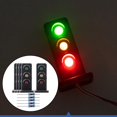 thumbnail image 3 of 5pcs 1:87 Traffic Light Ornament Table Railway Model Scenes Accessories 5Pcs Signal Lamps, 3 of 8