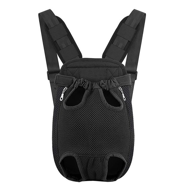 Dog Front Backpack, Legs Out Pet Backpack Safe 2 Wearing Methods Breathable For Walking