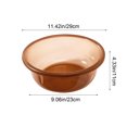 thumbnail image 3 of Plastic Wash Basin for Laundry & Multipurpose Use - Household Thickened Portable Foot Washing Tub, Durable & Odorless Material, Coffee, JKODE, 3 of 9