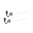 thumbnail image 3 of Milaget 2x Dollhouse LED Wall Sconces Ornament Building Sand Table Street Lights C, 3 of 9