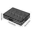 thumbnail image 3 of Home Textile Storage Bedroom Underbed Shoe Organizer with Lid Foldable Storage Boxes for Efficient Closet Organization and Visible Design, 3 of 4