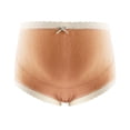 thumbnail image 1 of Ladies Comfortable Prenatal Solid Color Large Size Short High Waist Lace Abdominal Maternity Panties Underwear, 1 of 5