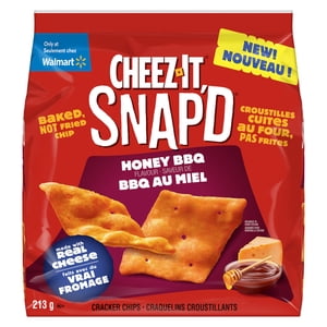 Cheez-It SNAP'd® Honey BBQ Flavour Crackers, 213 g