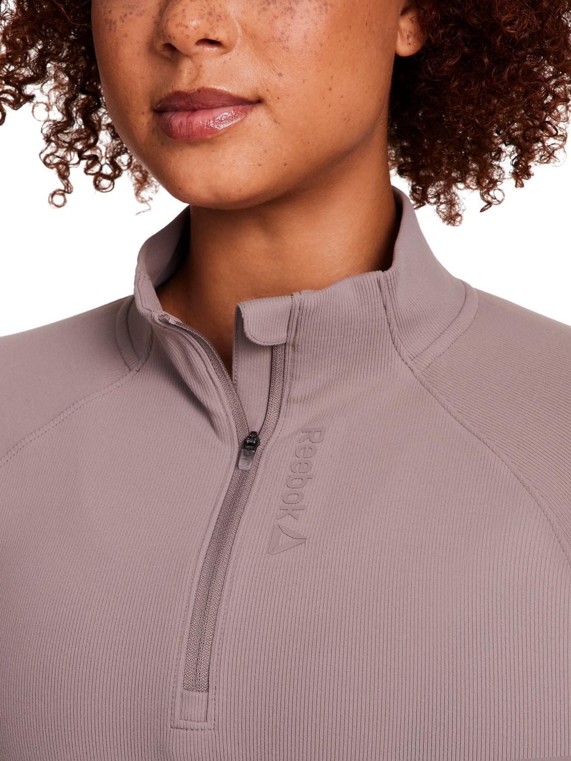 HAUT FEMME REEBOK EXPLORER MEET AND GREET – DEMI-ZIP, MANCHES LONGUES