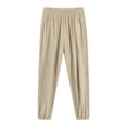 thumbnail image 1 of AherBiu Pantalon de Golf pour Femmes Taille Haute Extensible Séchage Rapide Léger Pantalon de Randonnée et de Course en Plein Air avec Poches Zippées, 1 of 5