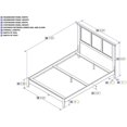 thumbnail image 4 of Atlantic Furniture Madison Full Panel Bed in Caramel Latte, 4 of 4