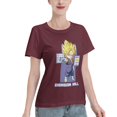 thumbnail image 2 of Women's Basic Short Sleeve T-Shirt Super Saiyan, 2 of 6