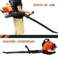 thumbnail image 4 of Jubilant 1 Set Leaf Blower High Power 2 Stroke Strong Wind Force ABS Backpack Snow Blower for Garden, 4 of 7