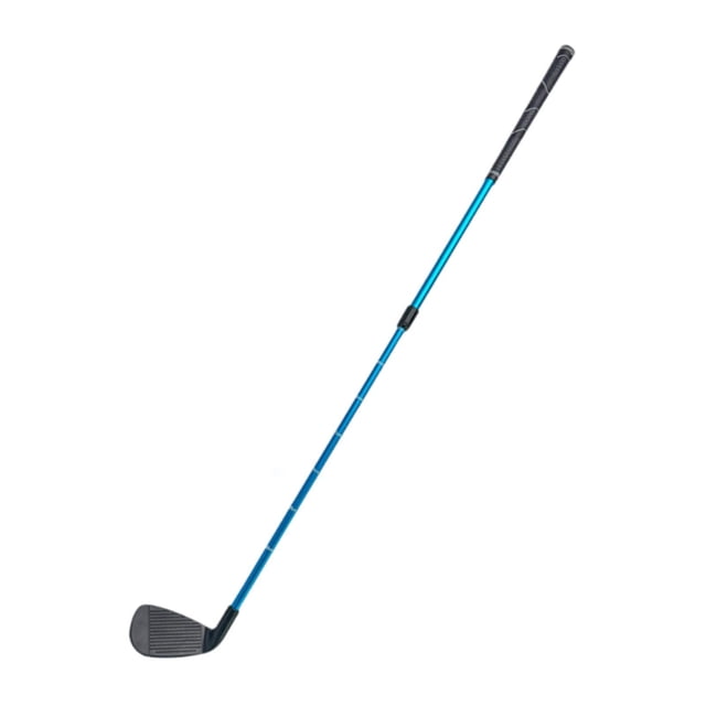 Lijie Golf Club de Déchiquetage Bleu avec Arbre Rétractable en Alliage d'Aluminium Ajustable de 54,5 cm à 90 cm (21,46 à 35,43 Pouces). Conçu pour les Golfeurs Droitiers, Il Présente une Poignée en Caoutchouc Antidérapante pour le Confort et une Ligne d'Échelle pour le Réglage de la Longueur. Convient aux Adultes et aux Enfants.