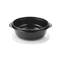 thumbnail image 2 of Récipients pour la préparation des repas ronds TakeAlongs de Rubbermaid, 5&nbsp;tasses (1,2&nbsp;l), noir, couvercles transparents, paquet de 4, 2 of 6