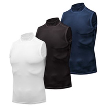 VBTAPA Mens Workout Tank Tops Sleeveless Compression Shirt Basketball Football Undershirt Quick Dry Athletic Tank Shirts White M