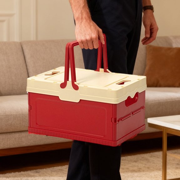 Apmemiss Liquidation Boîte Pliante de Camping Extérieur Coffre de Voiture Boîte de Rangement de Camping et de Pique-Nique Petit Contenant de Rangement pour la Maison.