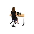 thumbnail image 3 of WOBBLE STOOL Standing Desk Balance Chair for Active Sitting. Tall ergonomic adjustable height swiveling leaning perch perching ergonomic sit stand high computer chair swivels 360 for adults kids, 3 of 3