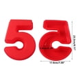 thumbnail image 2 of TIMIFIS Silicone Mold 10 Inch Large Silica Gel Large Cake Birthday Number Cake Pizza Pan Baking Cake Bread Kitchen DIY Mould Kitchen Gadgets, 2 of 2
