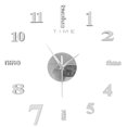 thumbnail image 1 of Meitianfacai Wall Clock Number Stickers Wall Clock, Frameless DIY Wall Mute Clock Mirror Sticker Home Office Decor, 1 of 1