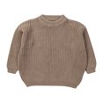thumbnail image 2 of Faithtur Toddler Baby Fall Winter Sweaters, Long Sleeve Knitted Pullover Clothes, 2 of 9