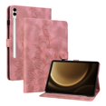 thumbnail image 1 of Tablet Case for FOXDOCK Samsung Galaxy Tab S10 Plus – Premium PU Leather Cover with Lily Embossed Design, Card Slots, 1 of 6