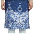 thumbnail image 3 of Bimba Tunique Imprimée Bleue pour Femme en Georgette Kurti Kurta Indienne Blouse Longue-10, 3 of 6