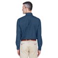 thumbnail image 2 of Harriton Chemise en Denim à Manches Longues pour Hommes 6,5 oz, 2 of 3