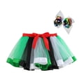 thumbnail image 1 of Yuyuzo Jupe Superposée Jupes Mini en Tulle pour Filles Robe de Danse Princesse Robes Colorées à Volants avec Bandeau à Nœud, 1 of 6