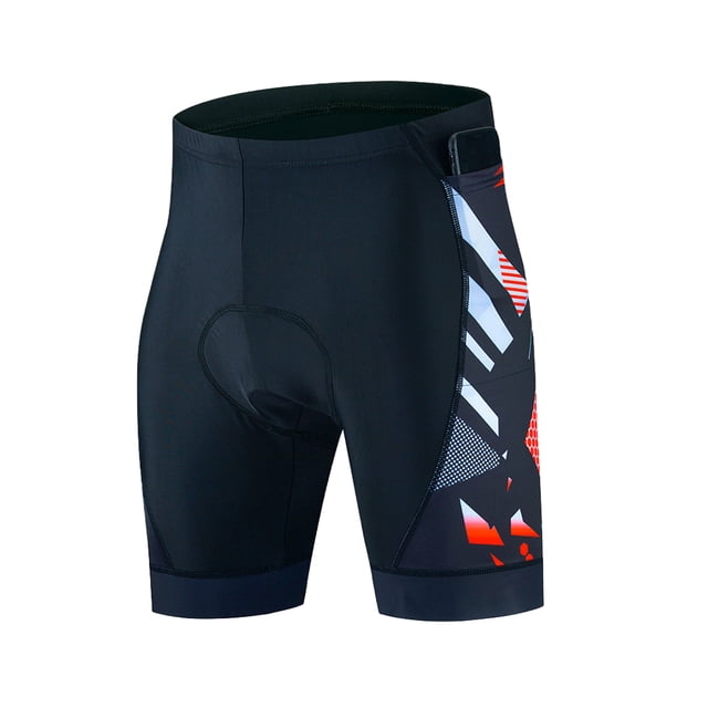 Becaristey Bike Shorts Breathable Trousers Three Pockets Professional Summer Clothes type1 3XL